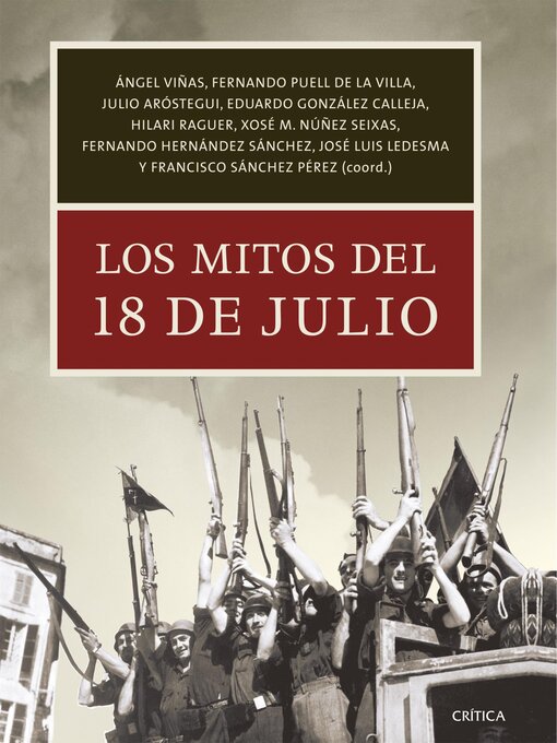 Title details for Los mitos del 18 de julio by Ángel Viñas - Available